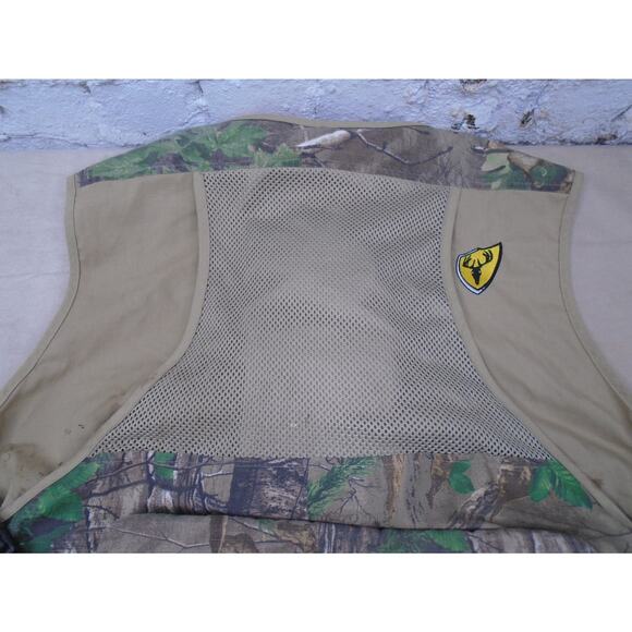 Scent Blocker Realtree Camo Hunting Vest M/L Ripstop Pocket W/ Detachable Seat - Picture 11 of 13